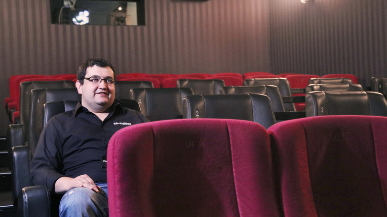 Ist unglücklich über die vielen leeren Plätze in den Filmpalästen Meißen und Riesa: Alexander Malt leitet die beiden Elbland-Häuser der Kinokette.