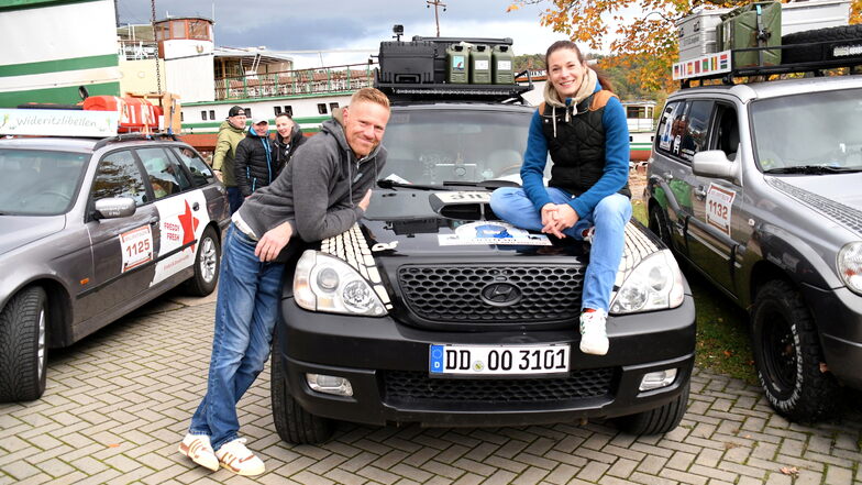 André Schuhmann war bei der ersten Rallye im Jahr 2006 dabei. Nun, 17 Jahre später, startet er mit seiner Freundin Judith Stiller und einem Hyundai Geländewagen noch einmal nach Afrika.