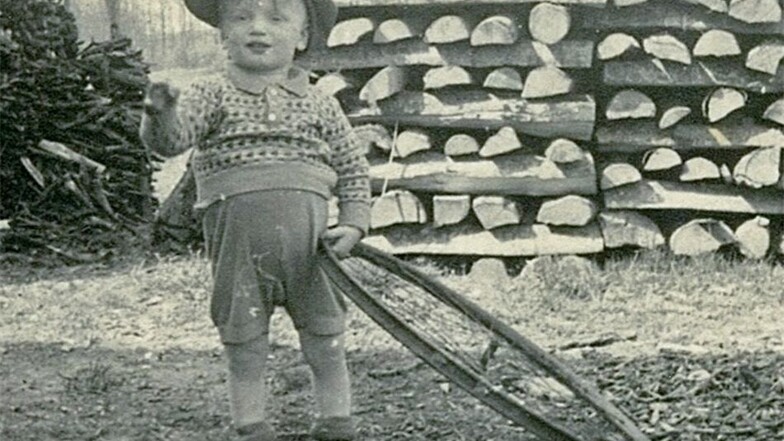 Otto Wiesenthal als etwa dreijähriger Junge in Riesa.