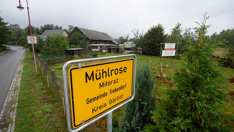 Leerer Stimmzettel zur Wahl des Ortschaftsrates Mühlrose