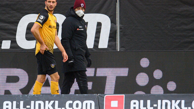 Dynamo-Stürmer Pascal Sohm musste im Heimspiel gegen Ingolstadt verletzt ausgewechselt werden. Jetzt steht die Diagnose fest.