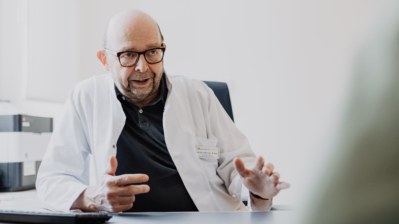 Prof. Dr. med. habil. Matthias Weck leitet an der Helios-Klinik in Freital die Diabetes-Ambulanz.
