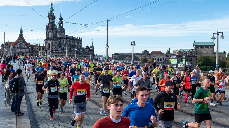 Für den Stadtmarathon hatten sich 7.442 Starter angemeldet.