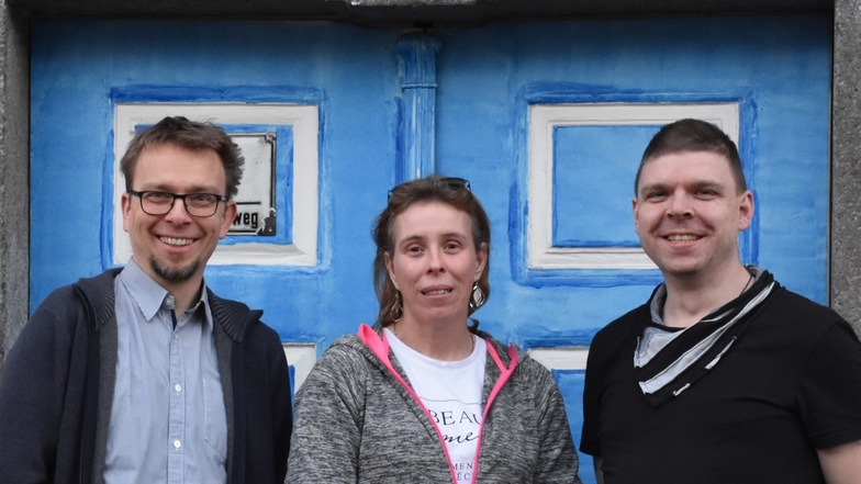 Sie kandidieren für Seifhennersdorf Gesund und Sozial (SGS): (von links) Martin Simon Müller, Katja Döring und Lars Ruge.
