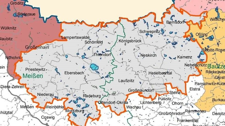 Die Region Dresdner Heidebogen erstreckt sich zwischen Kamenz und Großenhain. Sie ist ein EU-Fördergebiet der ländlichen Entwicklung.