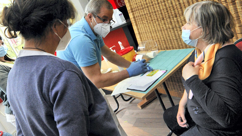 Große Impfaktion in Bad Muskau