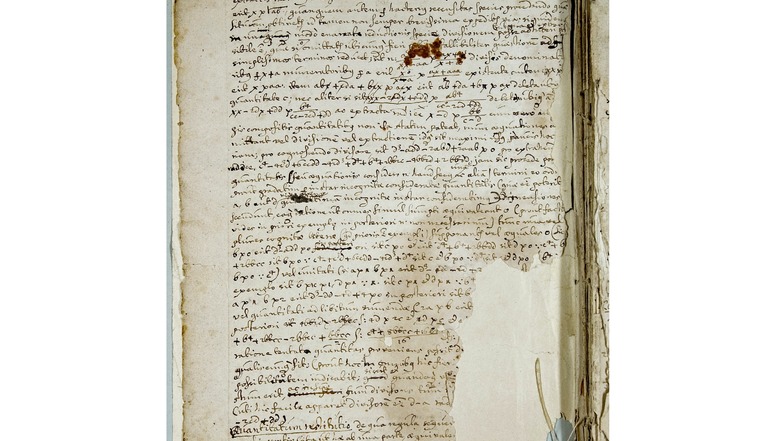 Manuskript von Tschirnhaus