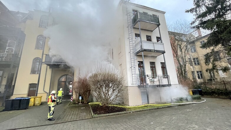 In einem Görlitzer Mehrfamilienhaus hat es einen Brand gegeben.