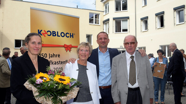 Zwei Unternehmergenerationen: Erika und Reinhard Kolbe reprivatisierten die Max Knobloch Nachf. GmbH 1990. Seit 2017 ist Sohn Thomas alleiniger Geschäftsführer. Tochter Susanne kümmert sich als Personalchefin um 170 Mitarbeiter.