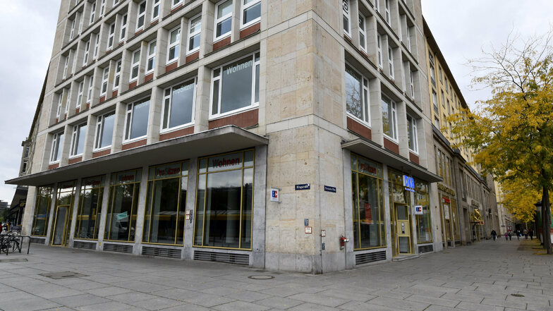 In die Wilsdruffer 3, zu DDR-Zeiten Sportkaufhaus, könnte ein Café oder Restaurant einziehen, so die Pläne des Vermieters.