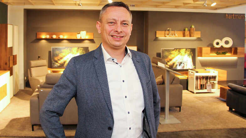 Multimöbel-Geschäftsführer Tommy Fietze freut sich auf die Zukunft in der Möbelbranche.