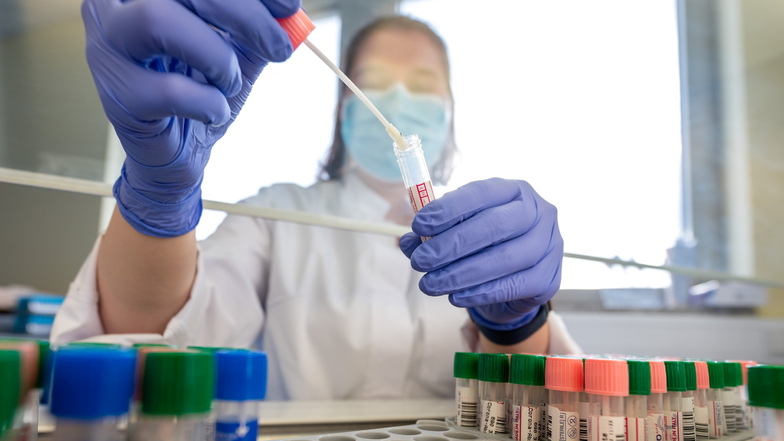 In Mittelsachsen wurden am Wochenende mehr als 1.000 positive PCR-Tests registriert.