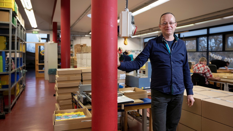Dirk Schäfer leitet die Dresdner Werkstätten seit anderthalb Jahren.
Foto: SZ/Veit Hengst