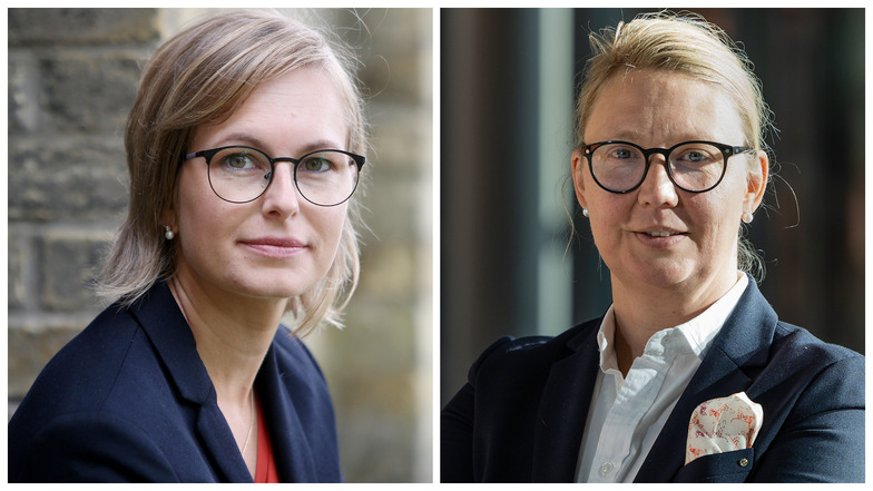 Bundestagsabgeordnete Christiane Schenderlein (l.) und CDU-Landtagsabgeordnete Sandra Gockel.
