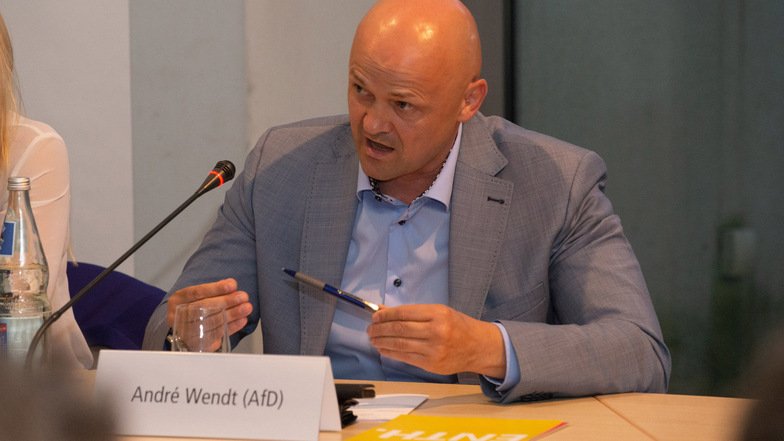André Wendt ist der Kandidat der AfD, der wegen der nahenden Koalition gute Chancen auf einen Posten als Landtags-Vizepräsident hat.