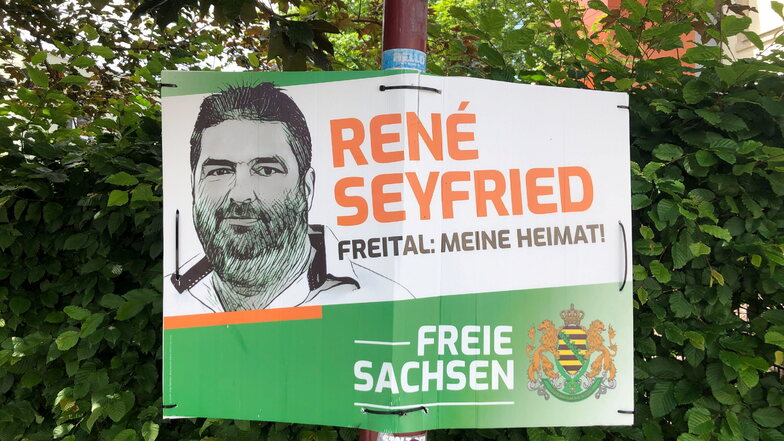 Spitzenkandidat René Seyfried empfindet seine Partei nicht als "rechtsextrem".