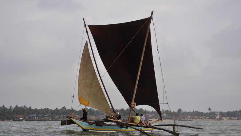 Eine Dhau, ein Segelschiff, wie es Fürst Pückler bei seinen Reisen auf dem Nil nutzte. (Symbolbild)