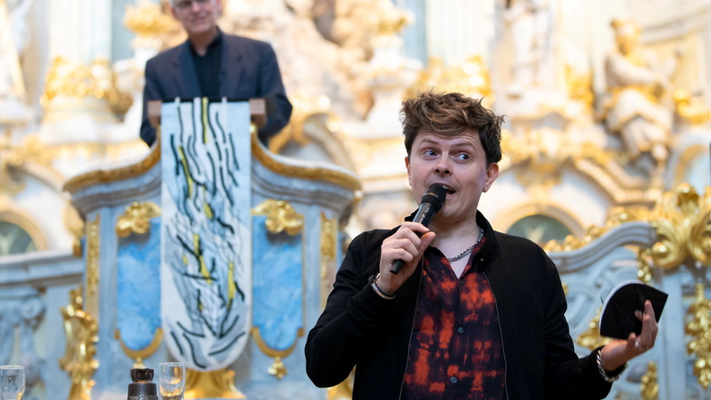 Popstar Michael Patrick Kelly singt in der Frauenkirche