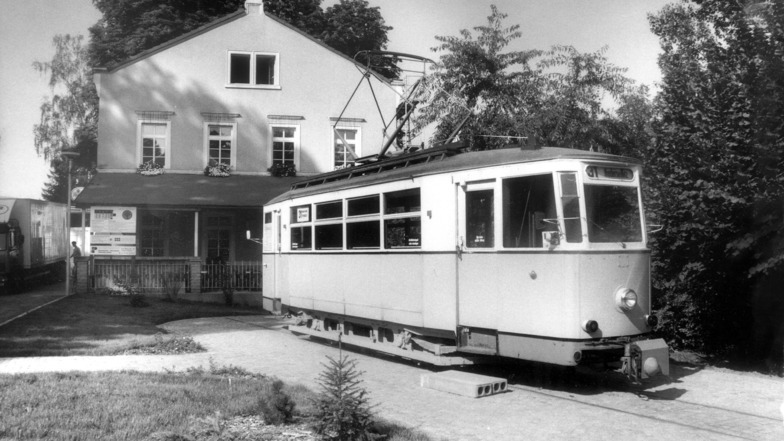 1994 träumte man noch davon, die Straßenbahn wieder von Kreischa bis zur Hummelmühle fahren zu lassen.