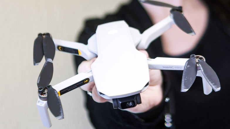 Diese Drohne vom Typ Dji Mavic Mini wurde im vorigen Jahr im Riesaer Fundbüro abgegeben.