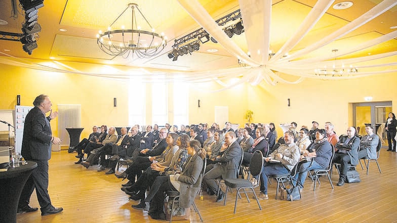 In Ossig kamen 50 Unternehmer beim ersten mittelsächsischen Fachkräfteforum zusammen.