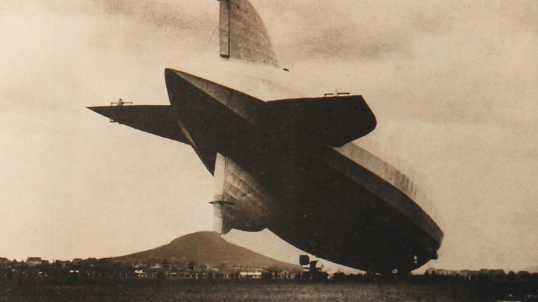 1930 landete das Luftschiff „Graf Zeppelin“ (LZ-127) auf dem Görlitzer Flugplatz.