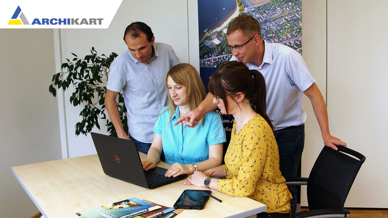 ARCHIKART Software AG has been developing ARCHIKART real estate software for over 30 years, which is used in almost all public administration departments.  As an internship partner, we support the concept of dual studies at the University of Applied Sciences Dresden.  Therefore, we are looking for committed, reliable and inquisitive students who would like to obtain a Bachelor's degree in Business Informatics.  In the practical part of your studies, you can expect a modern workplace in a competent team.