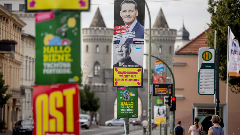 Landtagswahl in Brandenburg: AfD liegt deutlich vorn