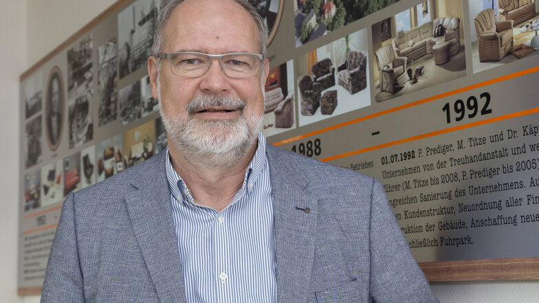 Andreas Käppler ist 1988 als Betriebsdirektor ins Unternehmen eingestiegen. Heute ist er Geschäftsinhaber der Polstermöbel Oelsa GmbH.