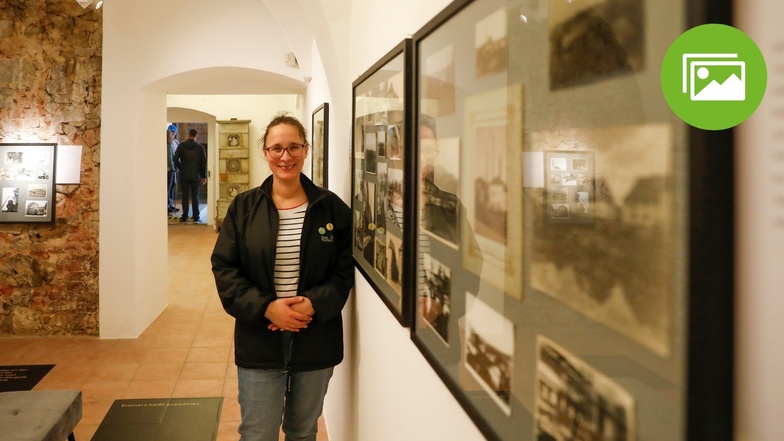 Museumspädagogin Hannah Knittel feierte gemeinsam mit Besuchern 130 Jahre Stadtmuseum in Löbau.