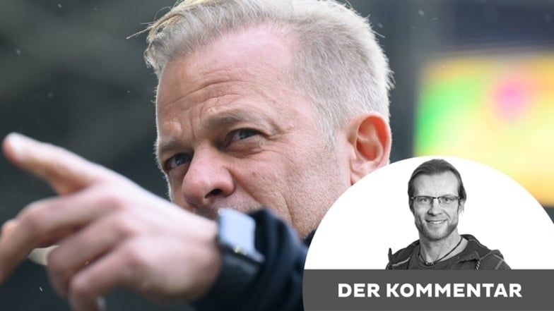 Markus Anfang gibt bei Dynamo die Richtung vor. Vom Aufstiegskurs ist die Mannschaft mittlerweile jedoch abgekommen. Und deshalb stellt sich in Dresden die Trainerfrage.