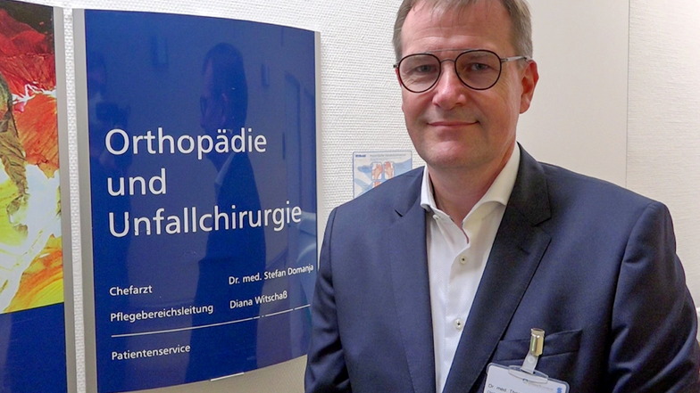 Der neue Chefarzt Thomas-Peter Ranke bereichert die Klinik für Orthopädie, Unfallchirurgie und Handchirurgie in Hoyerswerda.