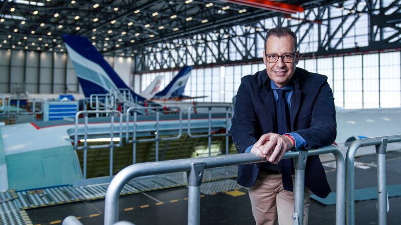 Flugzeugwerke-Chef Jordi Boto ist mit seinem Unternehmen nun Teil des Netzwerks Wirtschaft für ein weltoffenes Sachsen.
