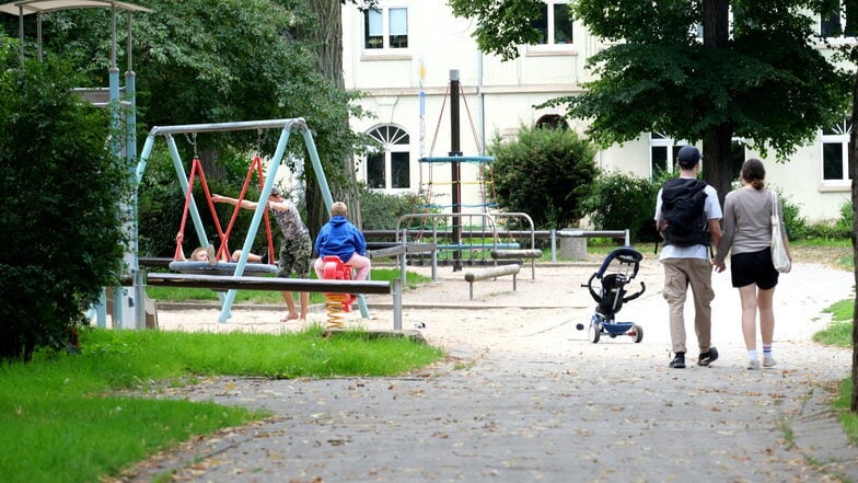 Der Spielplatz im Käthe-Kollwitz-Park. Hier findet am Freitag, 2. August eine Veranstaltung statt.