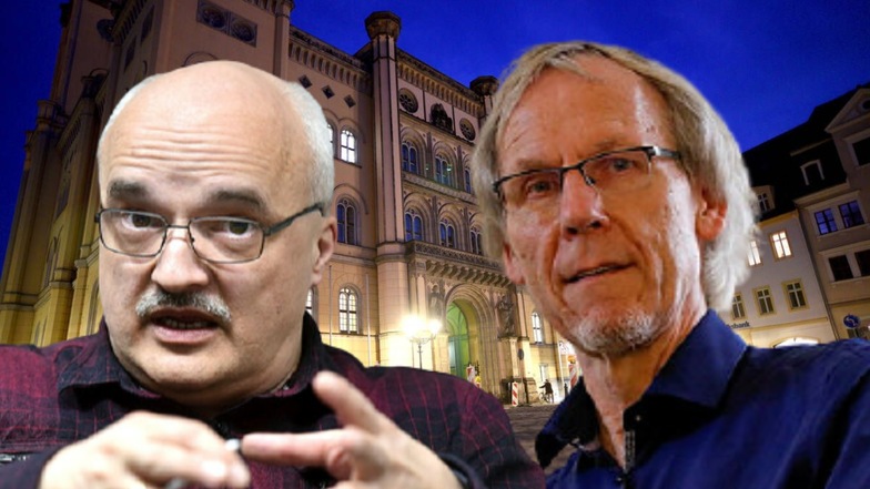 Horst Schiermeyer (rechts) widerspricht den Aussagen von Jörg Domsgen
