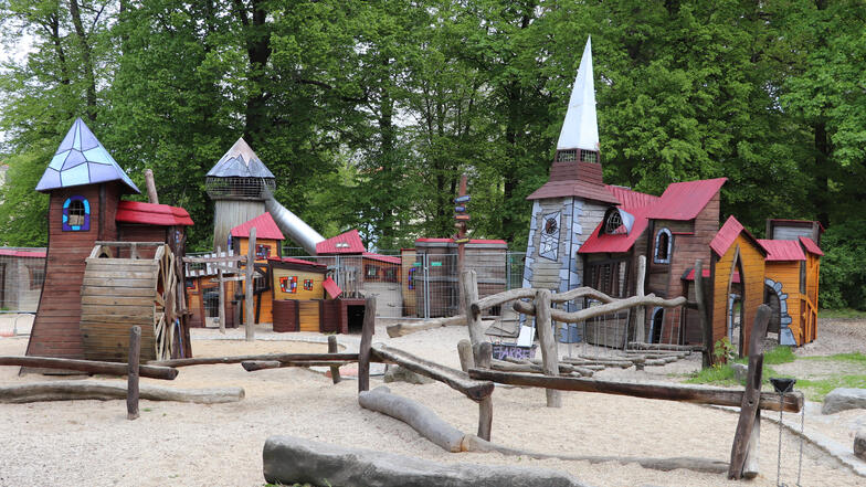 Wieder freigegeben: der Spielplatz im Görlitzer Stadtpark.
