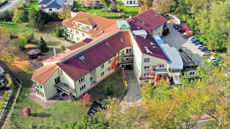 Im ASB-Pflegeheim „Am Schlosspark“ in Königsbrück leben 62 Pflegebedürftige.