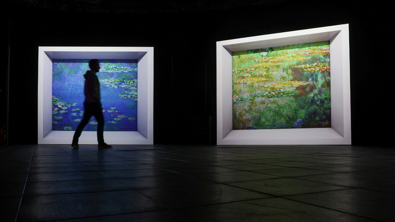 Im "Monets Garten" kann man die Gemälde Claude Monets interaktiv erleben.