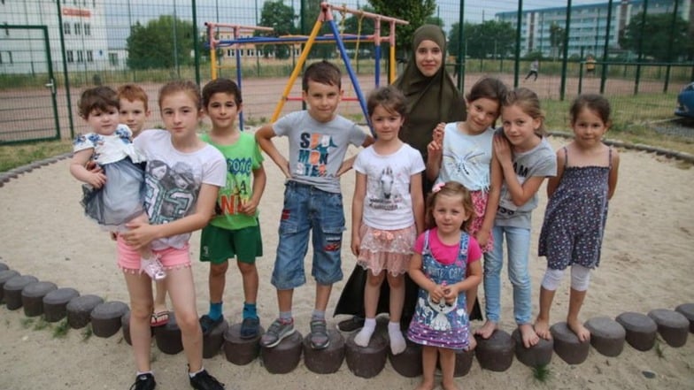 Die Kinder wünschen sich einen intakten Spielplatz am Kamenzer Asylheim.