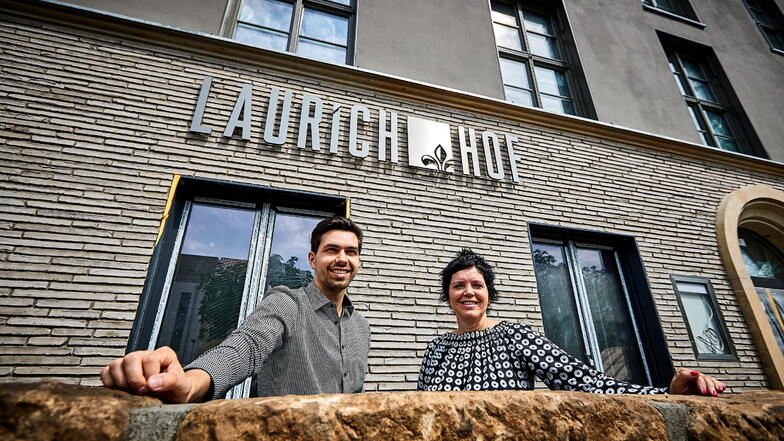 Hotelinhaber Franz Philip Seidel (l.) und Annette Katrin Seidel: Mit dem Laurichhof ein ganz neues Konzept entwickelt.