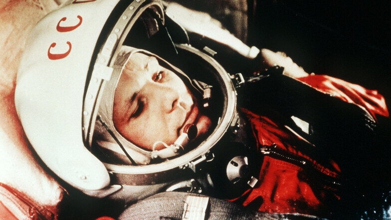 Am 12. April 1961 startete Juri Gagarin zum ersten bemannten Weltraumflug von Baikonur.