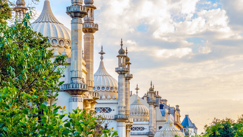 Der Royal Pavillon in Brighton ist ein absolutes Muss für die Dampflok Romantik Reisenden nach Südengland.