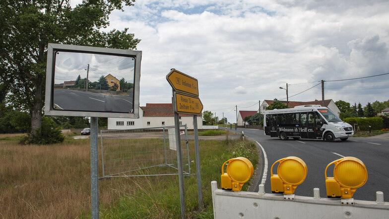 Der provisorische Wendeplatz in Wildenhain wird nur noch vom Elbe-Röder-Sprinter bedient.