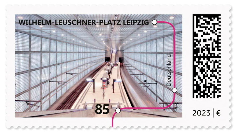 Mit der Haltestelle Wilhelm-Leuschner-Platz der Leipziger Citybahn ist ein zweites sächsisches Motiv im Rennen.