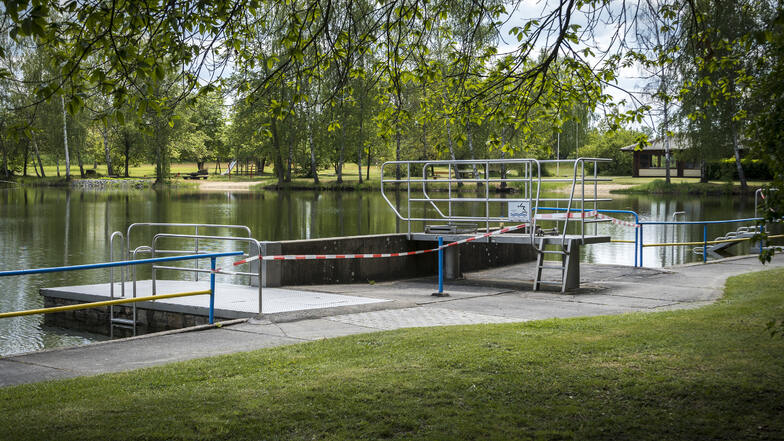 Das Naturbad In Goltzscha ist auch de facto fertig für den Saisonbetrieb.