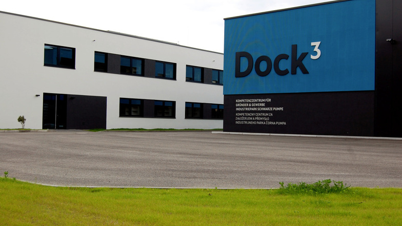 Das Gründerzentrum Dock³ Lausitz. im Industriepark Schwarze Pumpe