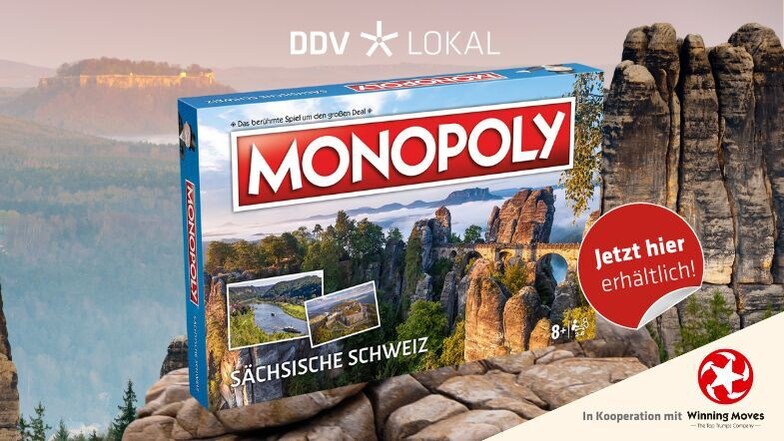 Einzigartiges Monopoly Sächsische Schweiz