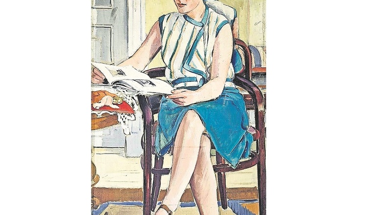 Felix Bibus (1899-1971) – Sitzende Dame.