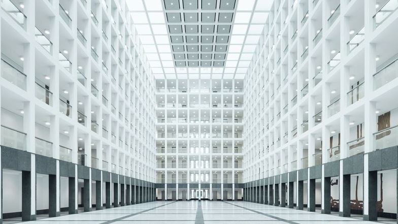 Das Atrium des BND-Neubaus ist transparenter als seine Hausherren.