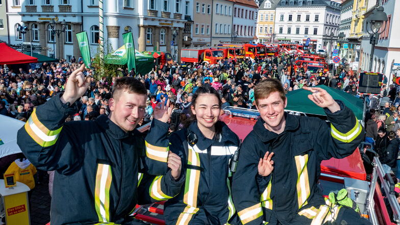 Es geht um die Feuerwehr: Radio PSR in Großenhain